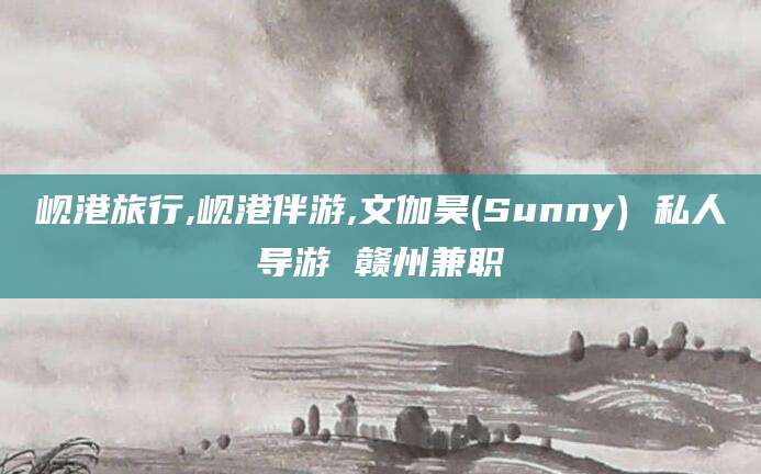 三亚岘港旅行,岘港伴游,文伽昊(Sunny) 私人导游 赣州兼职