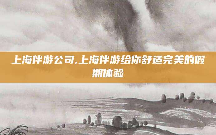 三亚上海伴游公司,上海伴游给你舒适完美的假期体验